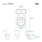 Assento Sanitario Decorado Flor Fiori Para Vaso Fiori