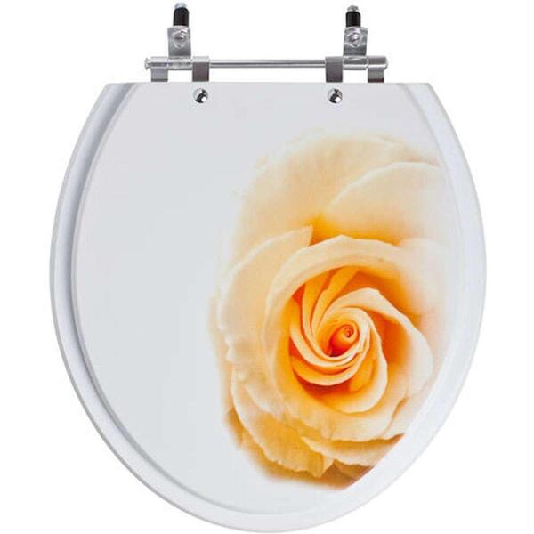 Assento Sanitario Decorado Flor Ravena Para Vaso Deca