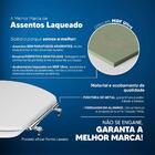 Assento Sanitário Decorado Golden Oriane Para Vaso Ideal Stan