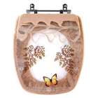 Assento Sanitário Decorado Stylus Pêssego 73 P/ Vaso Celite