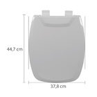 Assento Sanitário Laguna,Prímula & Stylus Plástico Branco Fechamento Comum Astra