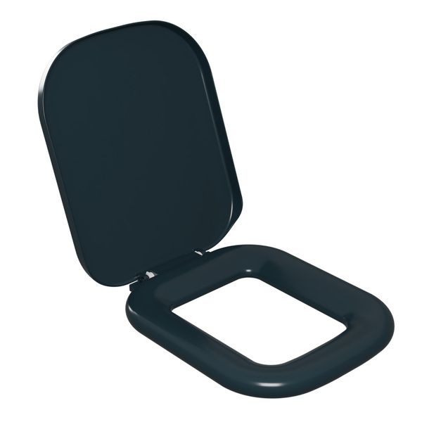 Assento Sanitário Debba, Piano, Polo, Quadra & Unic Plástico Preto Fechamento Comum Astra