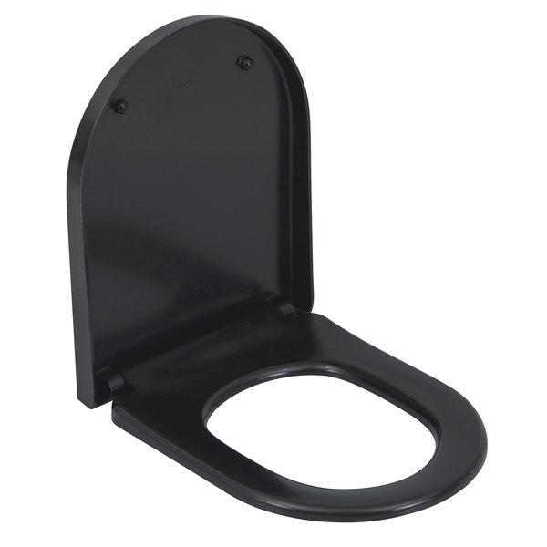 Assento Sanitário Carrara/ Nuova/ Duna/ Link Termofixo Ébano Fechamento Suave Deca