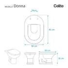 Assento Sanitário Donna Branco Para Vaso Celite