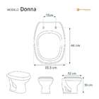 Assento Sanitário Donna Branco Para Vaso Santamarina