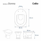 Assento Sanitário Donna/sigbergamin Celite Aço Branco