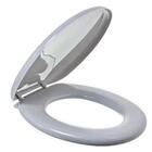 Assento Sanitario Duda Universal Almofadado Cinza Claro