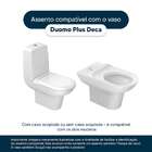 Assento Sanitário Duomo Plus Branco Para Vaso Deca