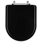 Assento Sanitario Duomo Plus Ébano (preto) Para Vaso Deca