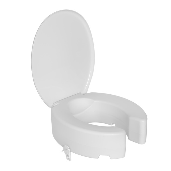 Assento Sanitário Elevado com Tampa e Trava Fechamento Comum 14cm Astra