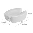 Assento Sanitário Elevado Com Trava 13 Cm Astra Branco