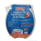 Assento Sanitário Elevado Com Trava 7 Cm Astra Branco
