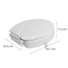 Assento Sanitário Elevado Com Trava E Assento Tpk 7 Cm Astra
