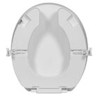 Assento Sanitário Elevado Com Trava E Tampa 7cm Astra Branco