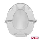 Assento Sanitário Elevado Com Trava Tpk 13 Cm Astra Branco