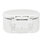 Assento Sanitário Elevado Almofadado para Modelo Oval Polietileno Branco Fechamento Comum Astra