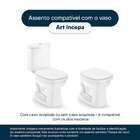 Assento Sanitário Em Mdf Art Branco Para Bacia Incepa