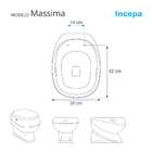 Assento Sanitário Em Mdf Massima Branco Para Bacia Incepa