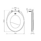 Assento Sanitário Envolvente Ideale Herc - Bege