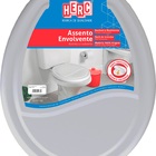 Assento Sanitário Envolvente Ideale Herc - Cinza Claro