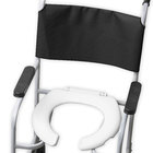 Assento Sanitário Especial Aberto para Cadeira de Banho Branco Mebuki