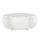 Assento Sanitário Especial Elevado Almofadado 13,5cm Branco Mebuki