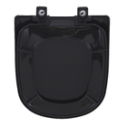 Assento Sanitário Etna Polipropileno Preto Fechamento Suave Tupan