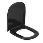 Assento Sanitário Etna Polipropileno Preto Fechamento Suave Tupan