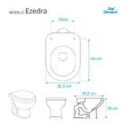 Assento Sanitário Ezedra Branco Para Vaso Ideal Standard