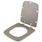 Assento Sanitário Fechamento Lento Boss Gris Cinza Fosco Para