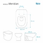 Assento Sanitário Fechamento Lento Meridian Branco Para Louça