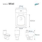 Assento Sanitário Fechamento Lento Mist Branco Para Vaso Icasa