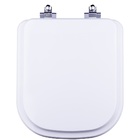 Assento Sanitário Fechamento Lento Quadra Branco Para Vaso De