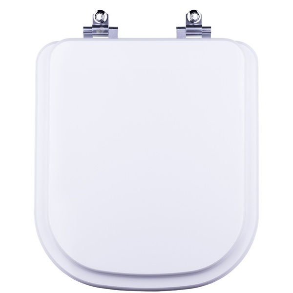 Assento Sanitário Fechamento Lento Quadra Branco Para Vaso De