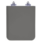 Assento Sanitário Fechamento Lento Square Ambar (cinza Escuro