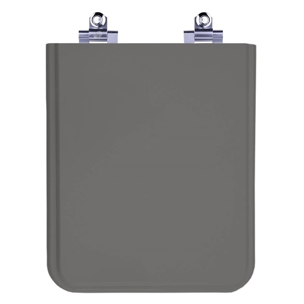 Assento Sanitário Fechamento Lento Square Ambar (cinza Escuro