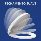 Assento Sanitário Fechamento Suave Carrara Astra Gelo