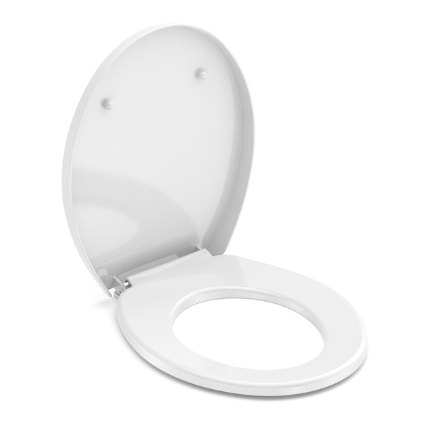 Assento Sanitário Zip Plus com Fechamento Suave Oval Polipropileno Branco Roca