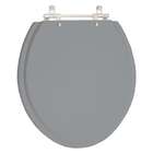 Assento Sanitario Fiori Cinza Escuro Para Vaso Fiori