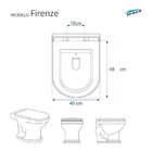 Assento Sanitário Firenze Icasa Aço Palha