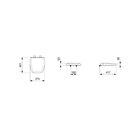 Assento Sanitário Fit Plus Celite Água Marinha Brilhante