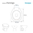 Assento Sanitário Flamingo Preto Para Vaso Incepa