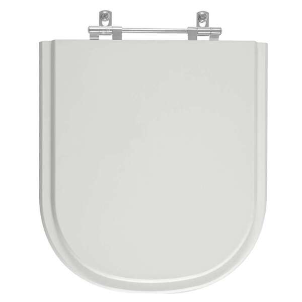 Assento Sanitário Flox Cinza Claro Para Vaso Fiori