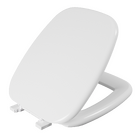 Assento Sanitário Formatos com Fechamento Comum Orgânico Plástico Branco Astra