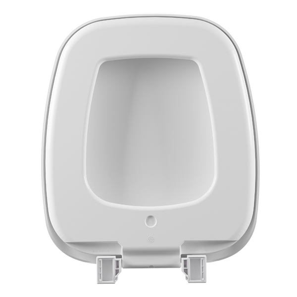 Assento Sanitário Formatos com Fechamento Comum Orgânico Plástico Branco Astra
