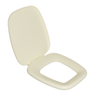 Assento Sanitário Formatos com Fechamento Comum Orgânico Plástico Bege Astra