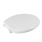 Assento Sanitário Formatos De Ville com Fechamento Comum Orgânico Branco Astra