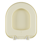 Assento Sanitário Formatos com Fechamento Comum Orgânico Plástico Bege Astra