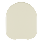 Assento Sanitário Formatos com Fechamento Comum Orgânico Plástico Bege Astra
