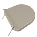 Assento Sanitário Formatos Calypso, Calypso Plus com Fechamento Comum Orgânico Bege Astra